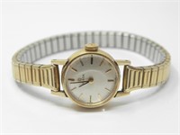 OMEGA LADIES 14KT GOLD B&A WRISTWATCH