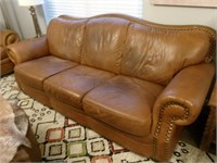 Full size Leather Couch