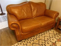 Leather Love Seat