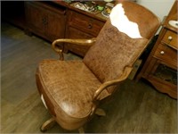 Leaather and Cowhide office chair