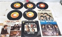 Lot of Beatle 45 's rpm - some with sleeves