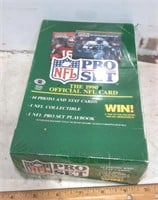 1990 NFL Pro Set Football Cards -  Unopened Wax Bo