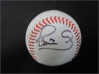 Dannys Baez signed baseball COA