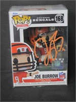 Joe Burrow signed Funko Pop Figure COA
