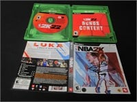 Luka Doncic signed video game cover COA