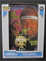 Hulk Hogan signed Funko Pop Figure PSA COA