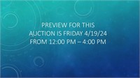 Auction Preview Time