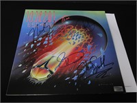 Journey band signed record album COA