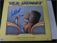 Rod Stewart signed record album COA