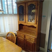 Oak Kitchen Hutch