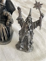 Four pewter figurines #T40