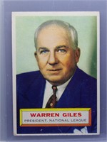 1956 Topps Warren Giles