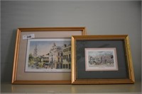 Charleston frame watercolor Emerson art