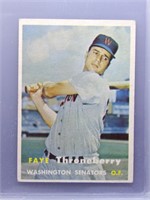 1957 Topps Faye Throneberry