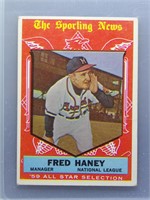 1959 Topps Fred Haney