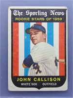 1959 Topps John Callison Rookie
