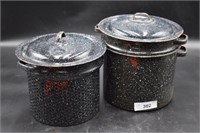 2 pc Enameled Cookware