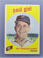 1959 Topps Paul Giel