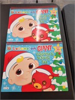 (2) Giant Cocomelon Activity Pads