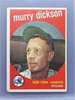1959 Topps Murry Dickson
