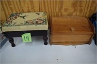 Step stool, bread box
