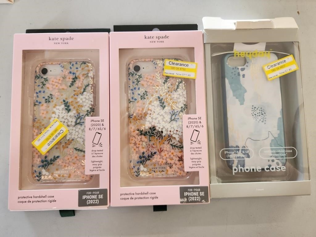 (3) Kate Spade/Hayday Iphone SE Phone Cases
