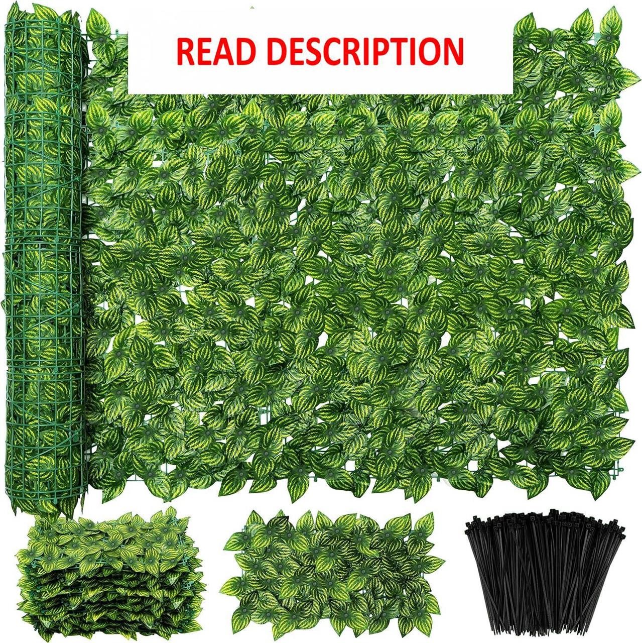 $40  Ivy Privacy Fence  100x40 Inch  80 Ties