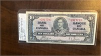 Canada 10 dollar bill