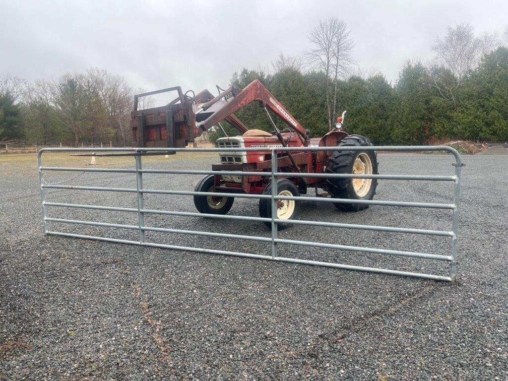 New 18â€™ galvanized gate