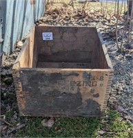 Wooden Advertising Crate
