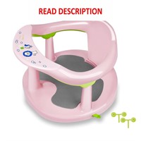 $50  Baby Bath Seat  6+ Months  Non-Slip  Pink