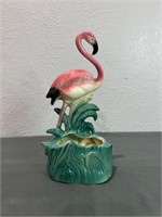 Vintage Mid-Century Pink Flamingo Planter