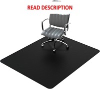 $47  Black Chair Mat for Hardwood  60x46 BPA Free