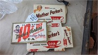 "Mother Parker's" Tea bag advertising