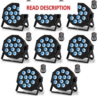 $430  RGBW 4-in-1 LED Uplights  HOLDLAMP DJ Lights