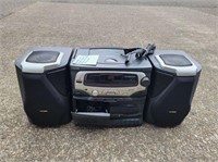 KOSS Top Loading CD Player with Speakers