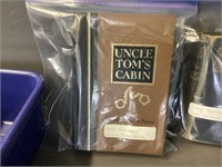 Uncle Tom Cabin books and handkerchief