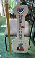 Wooden Welcome Decor