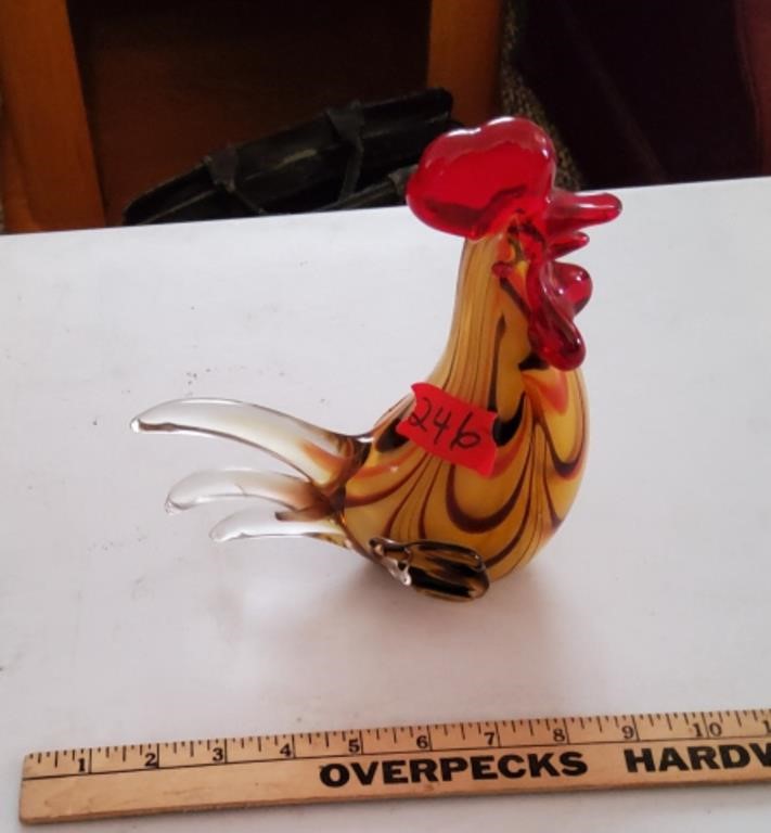 Glass Rooster