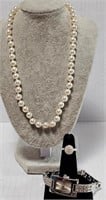 Pearl Necklace Lot