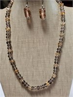 Italian Glass Beaded Necklace Set