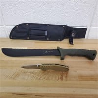 Ozark Trail Machete & Camillus Knife