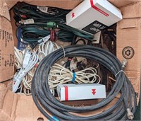 Variety of Cables, extension cords, etc