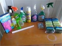 Basket of Cleaning Supplies