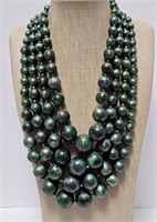 Stunning Vintage Tri-Strand Necklace