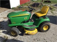 John Deere LT160 hydro lawn mower , 42” deck, 16