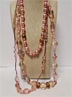 Pretty in Pink Necklaces
