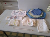 Needlepoint  Crocheted Doilies Assorted
