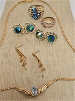 Blue Crystal Jewellery