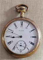 Antique Elgin Seven Jewels Pocket Watch